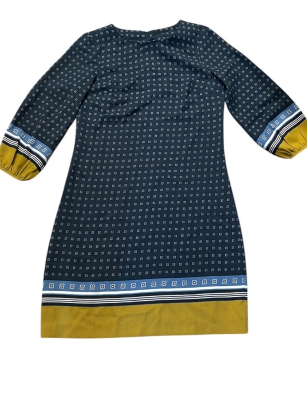 An. Taylor blue and green dress 0 new nwt